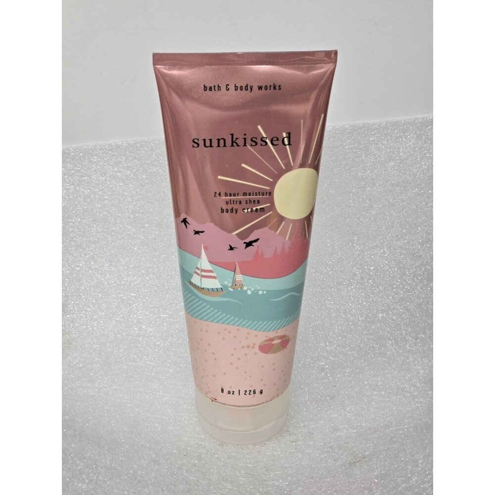Bath & Body Works Sunkissed Ultra Shea Body Cream 8 Oz 24-Hour Moisture
